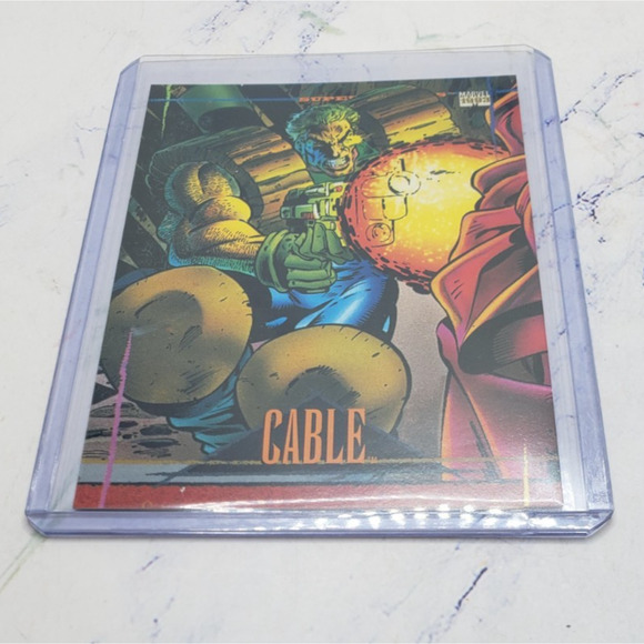 Cable 1993 Skybox Marvel Universe Card #35 - Picture 3 of 4